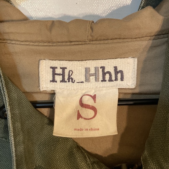 🔥EC-RARE🔥Tommy HiLFIGER 100% Cotton Canvas Hoodie Coat. - Picture 3 of 9